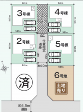 豊橋市松井町、新築一戸建ての画像です