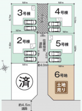 豊橋市松井町、新築一戸建ての画像です