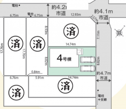 豊橋市下地町、新築一戸建ての画像です