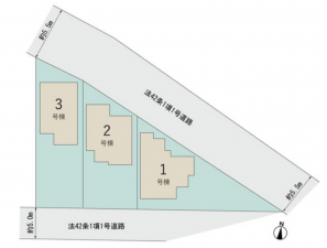 豊橋市高洲町、新築一戸建ての画像です
