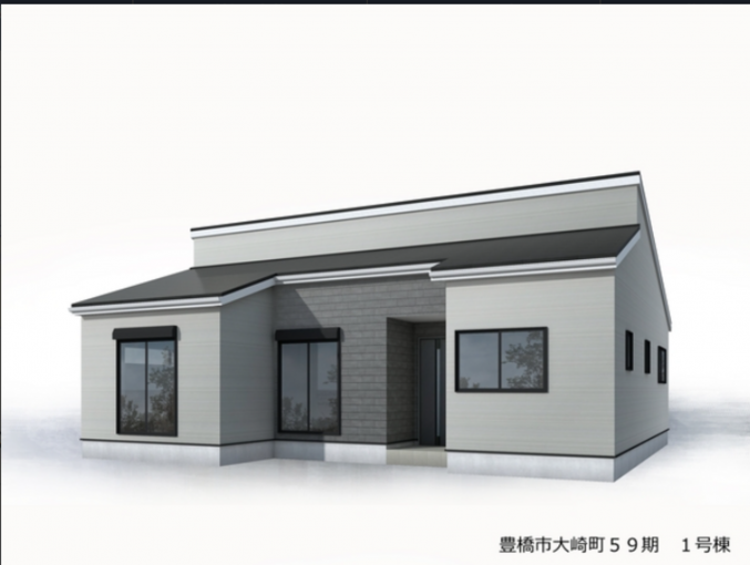 豊橋市大崎町、新築一戸建ての画像です