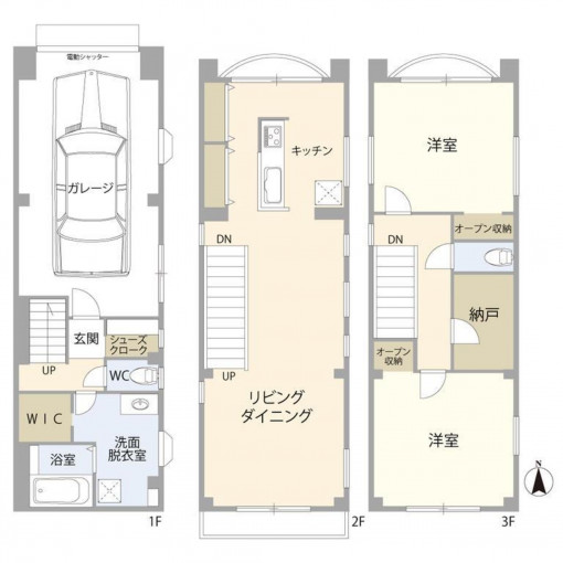 豊橋市西新町、中古一戸建ての間取り画像です
