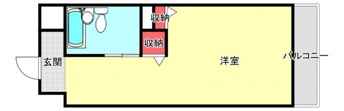 豊橋市弥生町、中古マンションの間取り画像です