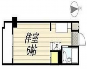 豊橋市弥生町、中古マンションの間取り画像です