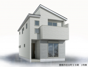 豊橋市住吉町、新築一戸建ての画像です