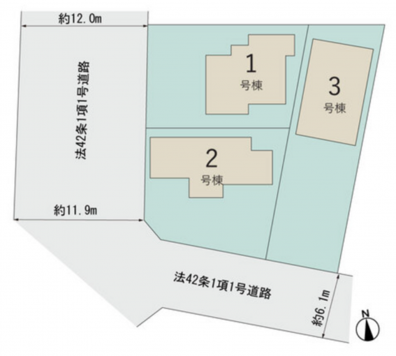 豊橋市東小鷹野、新築一戸建ての画像です