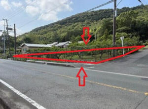 豊橋市多米町、土地の画像です