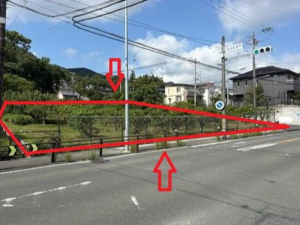豊橋市多米町、土地の画像です