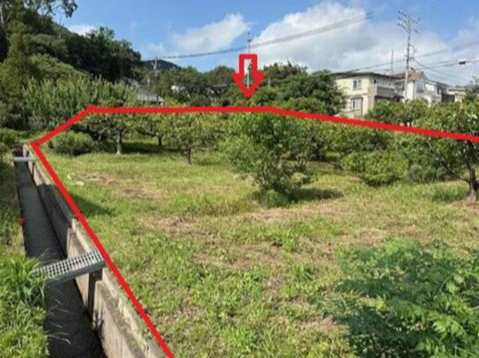 豊橋市多米町、土地の画像です