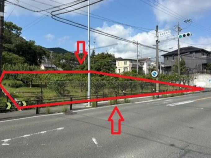 豊橋市多米町、土地の画像です