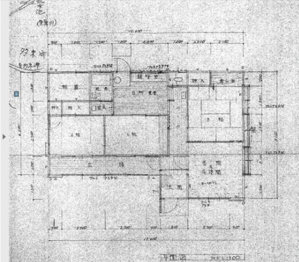 豊橋市東田町、中古一戸建ての間取り画像です