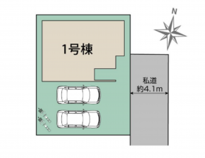 豊橋市新栄町、新築一戸建ての画像です