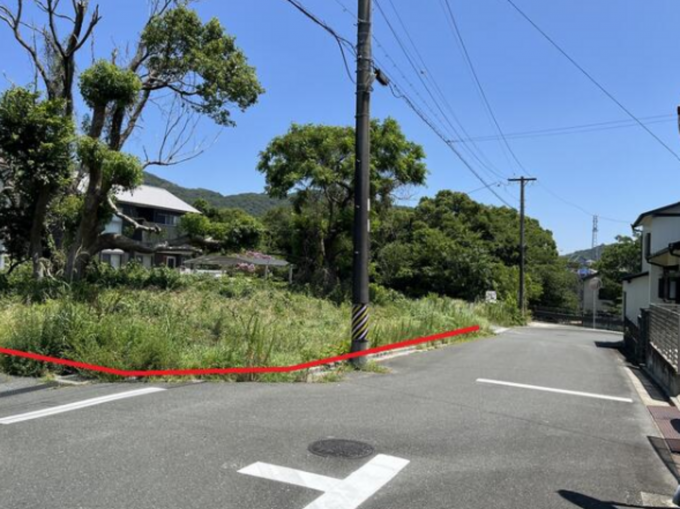 豊橋市大脇町、土地の画像です