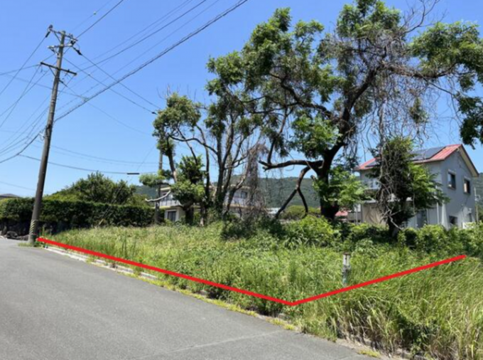 豊橋市大脇町、土地の画像です
