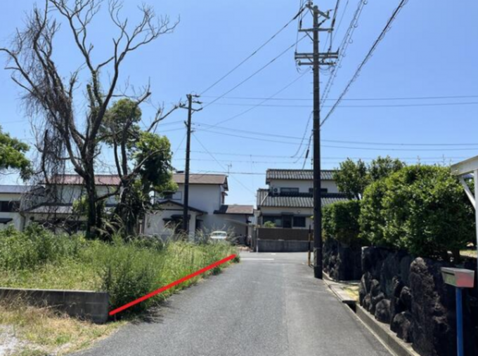 豊橋市大脇町、土地の画像です