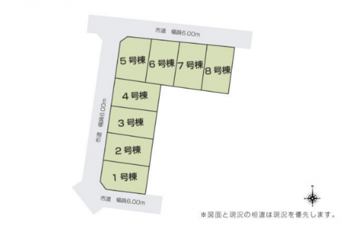 豊橋市東岩田、土地の間取り画像です