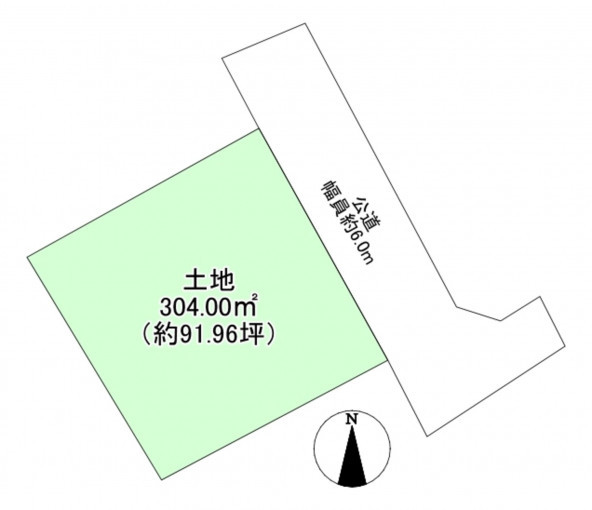 豊橋市西浜町、土地の間取り画像です