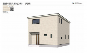 豊橋市西浜町、新築一戸建ての画像です