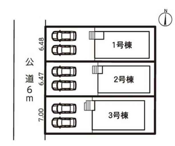 豊橋市中岩田、新築一戸建ての画像です