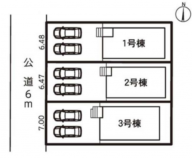 豊橋市中岩田、新築一戸建ての画像です