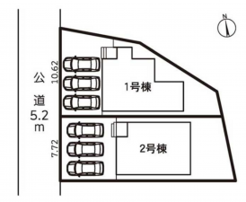豊橋市上野町、新築一戸建ての画像です