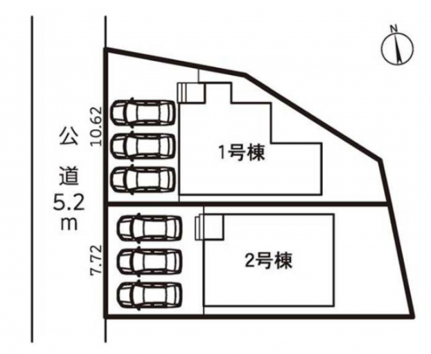 豊橋市上野町、新築一戸建ての画像です