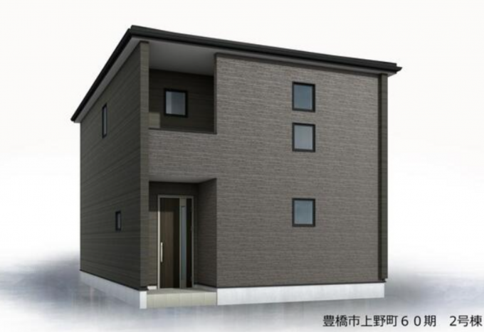 豊橋市上野町、新築一戸建ての画像です
