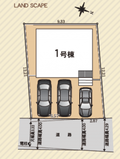 豊橋市三ノ輪町、新築一戸建ての画像です