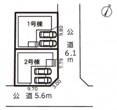 豊橋市曙町、新築一戸建ての画像です