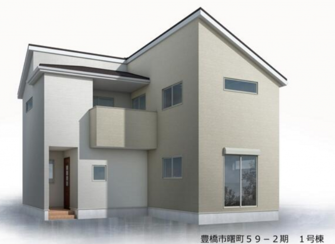 豊橋市曙町、新築一戸建ての画像です