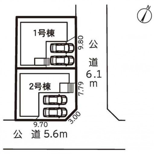 豊橋市曙町、新築一戸建ての画像です