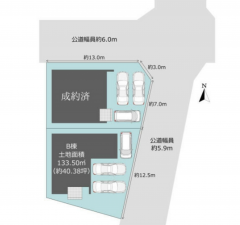 豊橋市西岩田、新築一戸建ての画像です