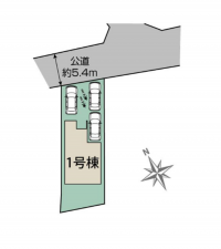 豊橋市高師本郷町、新築一戸建ての間取り画像です