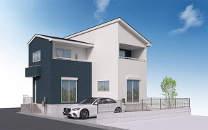 豊橋市東岩田、新築一戸建ての画像です
