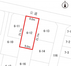 豊橋市忠興、土地の画像です