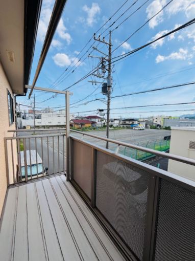 相模原市中央区田名、中古一戸建てのバルコニー画像です