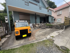 相模原市中央区水郷田名、中古一戸建ての駐車場画像です