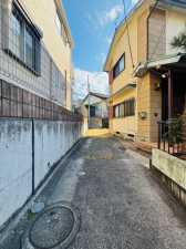 相模原市中央区上矢部、土地の前面道路を含む現地写真画像です