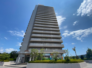 相模原市中央区水郷田名、中古マンションの外観画像です