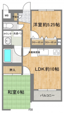 横浜市都筑区川和町、中古マンションの間取り画像です