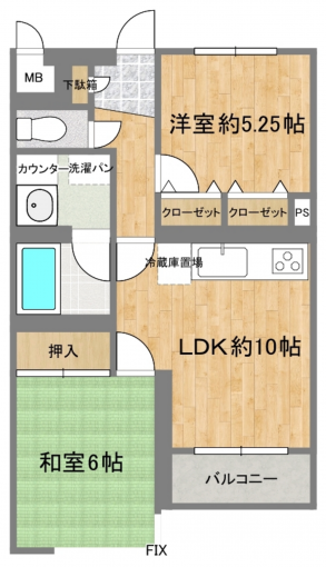 横浜市都筑区川和町、中古マンションの間取り画像です