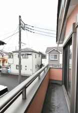 相模原市中央区田名、中古一戸建てのバルコニー画像です