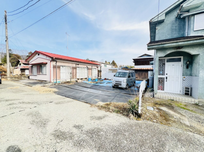 相模原市緑区青野原、土地の前面道路を含む現地写真画像です
