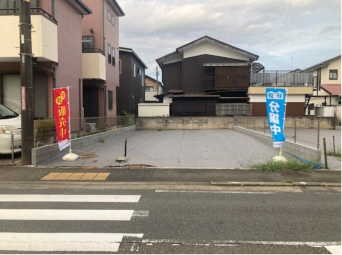 相模原市中央区由野台、新築一戸建ての外観画像です