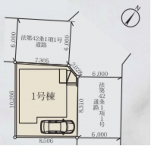 相模原市中央区高根、新築一戸建ての画像です