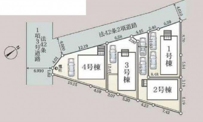 相模原市中央区上矢部、新築一戸建ての画像です