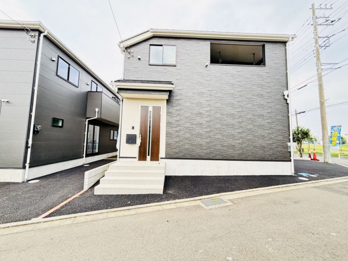 相模原市中央区上矢部、新築一戸建ての外観画像です