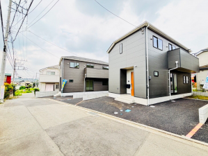 相模原市中央区上矢部、新築一戸建ての外観画像です