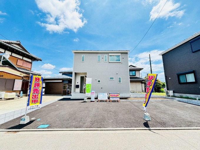 相模原市中央区田名塩田、新築一戸建ての外観画像です
