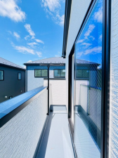 相模原市中央区田名、新築一戸建てのバルコニー画像です